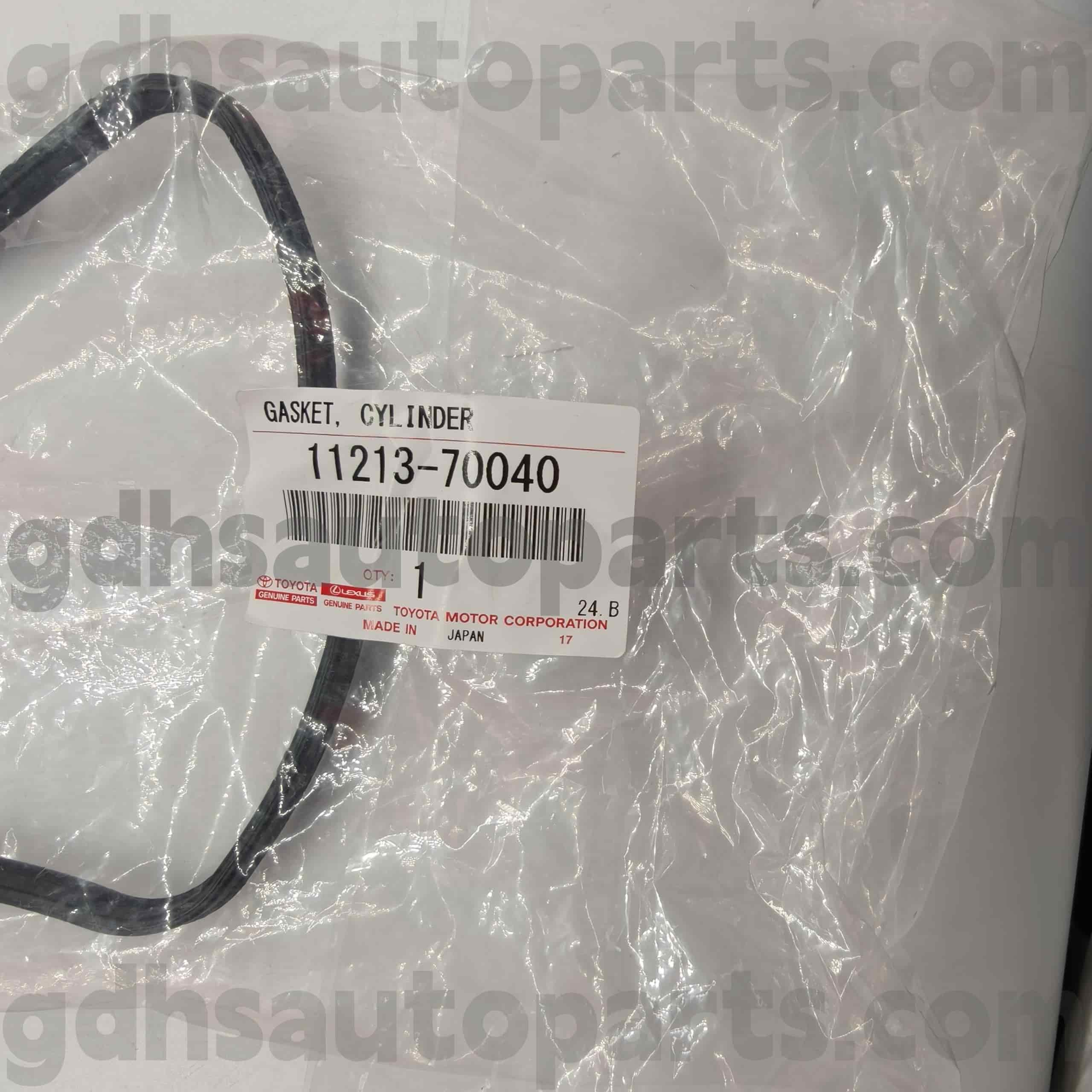 11213-70040 Прокладка кришки клапана Toyota Genuine Parts для CRESTA，CHASER，CROWN Chassis NO.1GFE GXE10