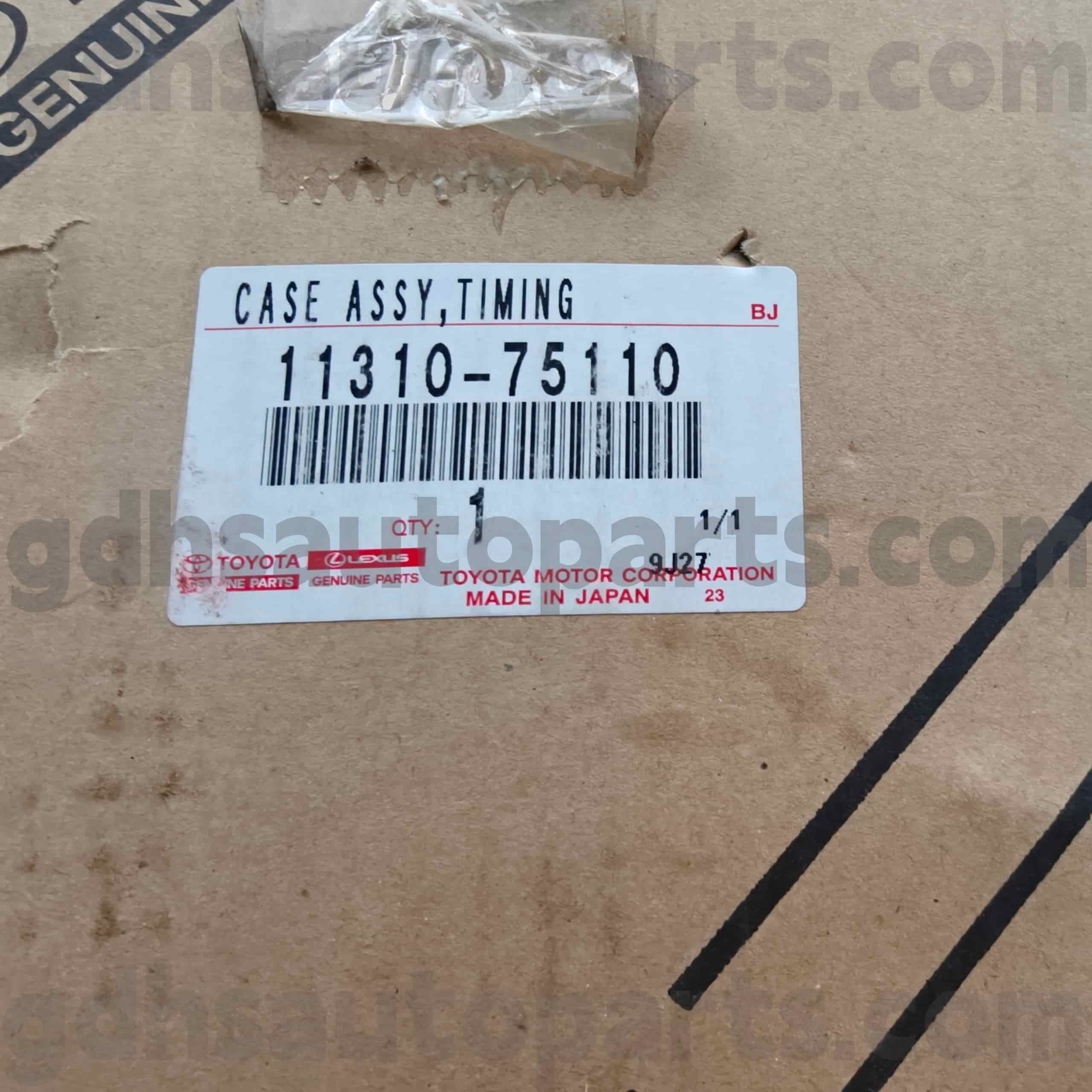 11310-75110 Кришка ГРМ оригінальних запчастин Toyota для LAND CRUISER PRADO, шасі TACOMA NO.TRJ150