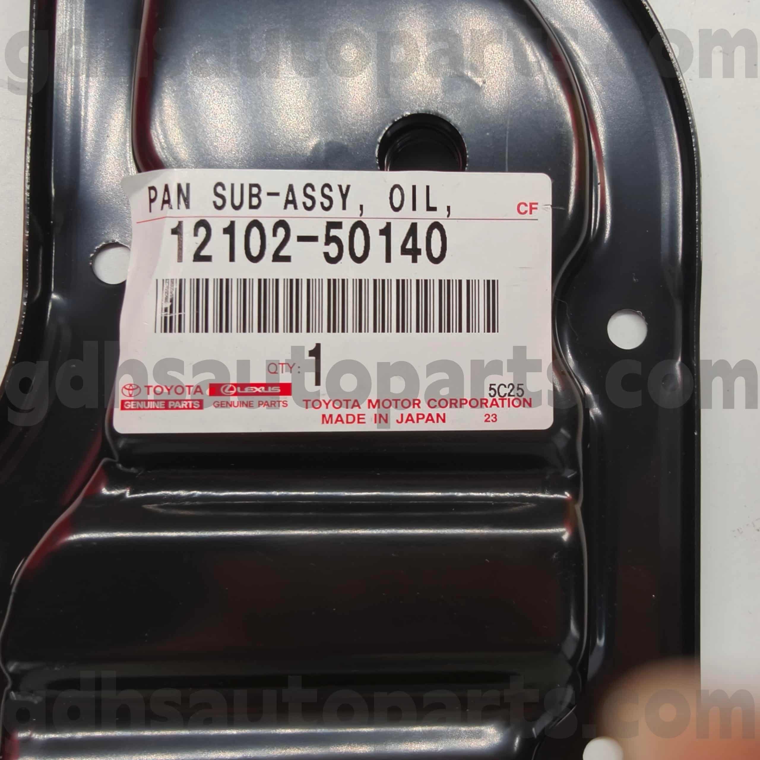 12102-50140 Масляний піддон Toyota Genuine Parts для шасі LAND CRUISER № 2UZFE UZJ200