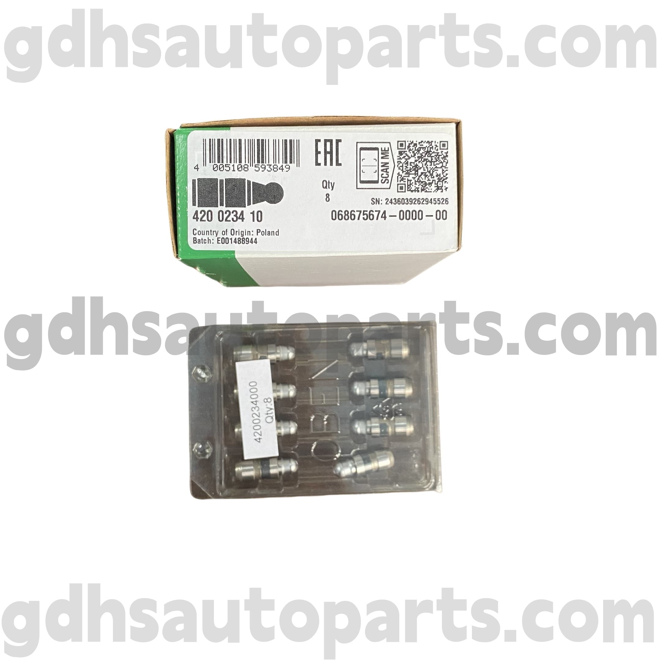 4200234100 Schaeffler ina клапан підйомник для Range Rover Evoque, Land Rover Discovery Sport OE. LR004168