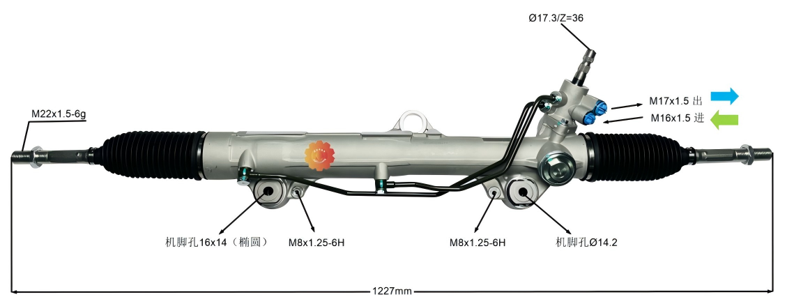 44200-60170 Автомобільний рульовий механізм