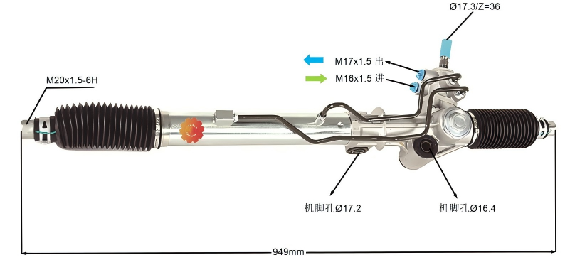 44250-60012 Автомобільний рульовий механізм