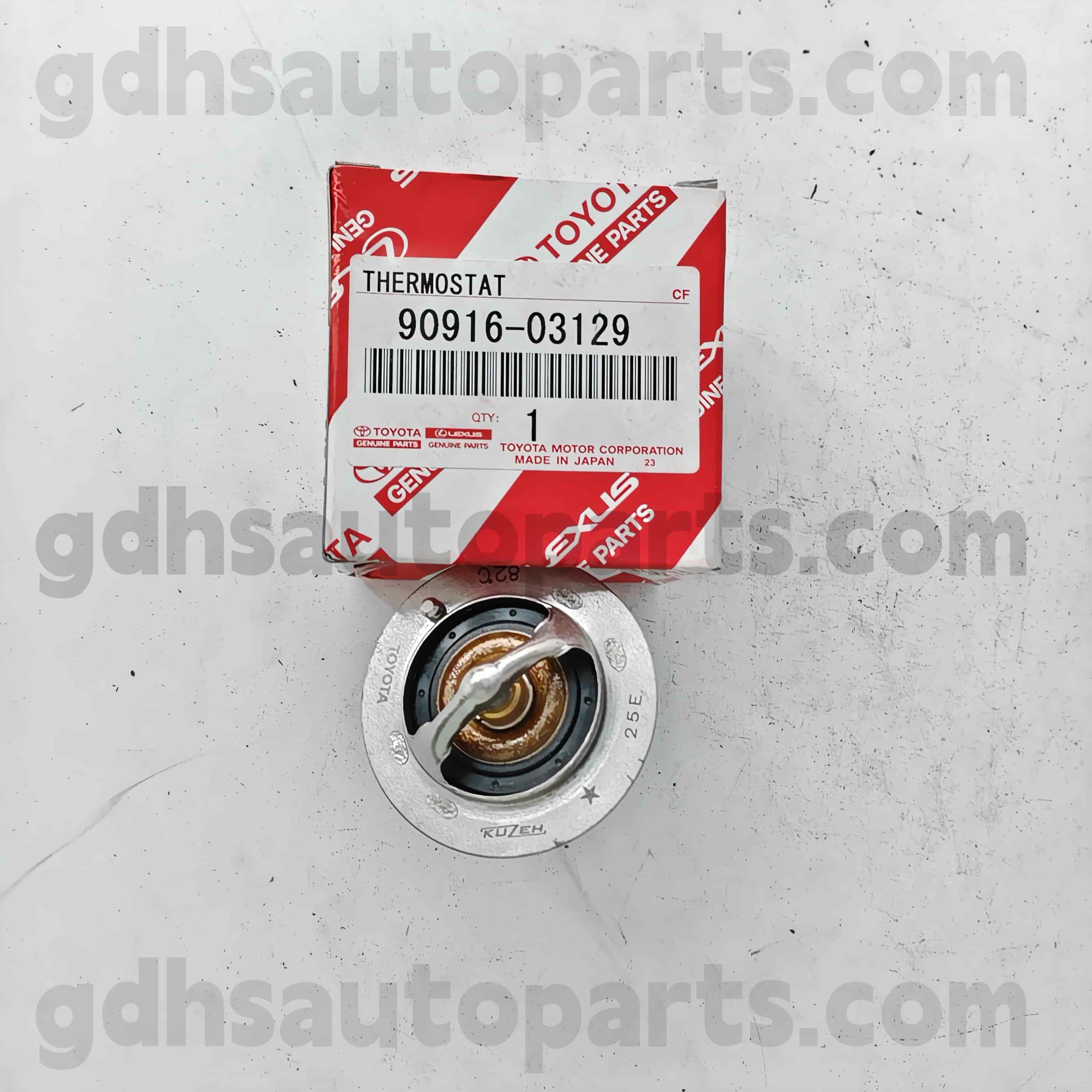 90916-03129 Toyota справжні деталі термостат для Camry 、 Lexus ES2 ##/350/300h 、 corolla sed 、 hilux 、 rav4 шасі №. 2azfe..acu2#