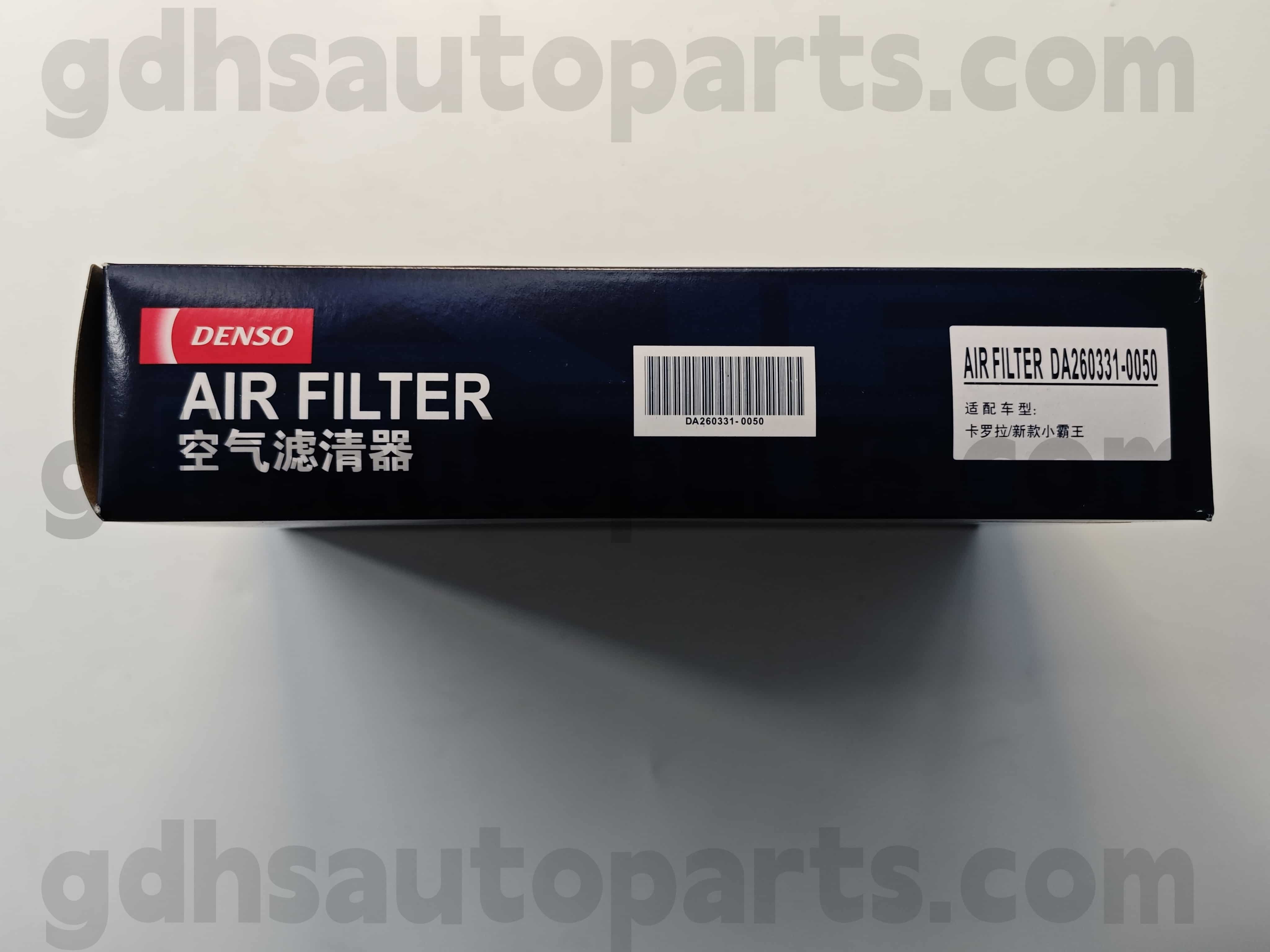 DA260331-0400 Toyota Engline Parts Air Filter для шасі Camry No. ACV4# 51 ASV50 60 AG OE NO. 17801-AZF09